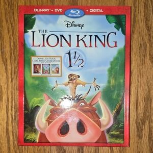 Disney The Lion King 1 1/2 Blu-ray DVD Combo New Sealed Never Opened LOT R2